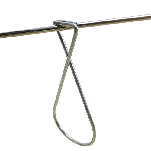 Hraindop 100 Pack Ceiling Hook Clips Ceiling Hanger Hooks For