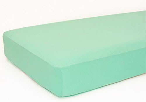 Bamboosa Premium Delicate New Born Baby Skin - Ocean Tear - Crib Fitted Sheet - 70% Viscose from Organic Bamboo &amp; 30% Organic Cotton Made in USA
