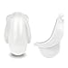 JD Kids Urinals with Clips on Toilet Bowl Potty Training for Boys Pee 5 Color Child (White)