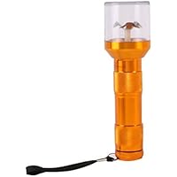 Peyan 1 Pc Electric Torch Shape Herb Tobacco Grinder Metal Smoking Grinding Crusher Pollen Smoking Pipes