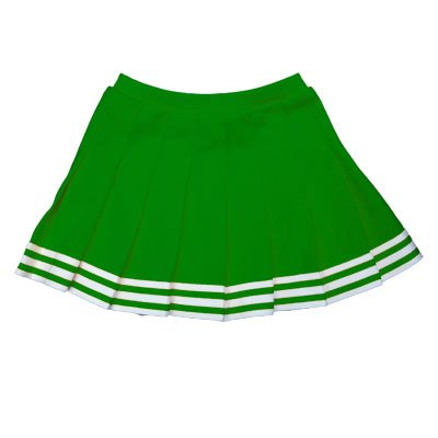 Cheerleading Company Elastic Waist Knife Pleat Skirt (Kelly Green, Adult 2 Extra Large) - Thumbnail 2