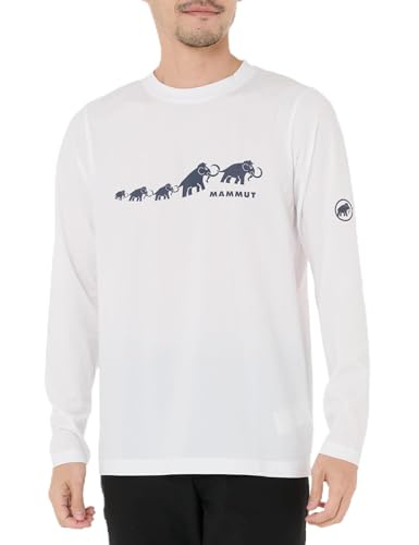 [マムート] QD ロゴ プリント ロングスリーブ Tシャツ CE アジアンフィット メンズ/QD Logo Print Longsleeve T-shirts CE AF Men 1016-01630 white