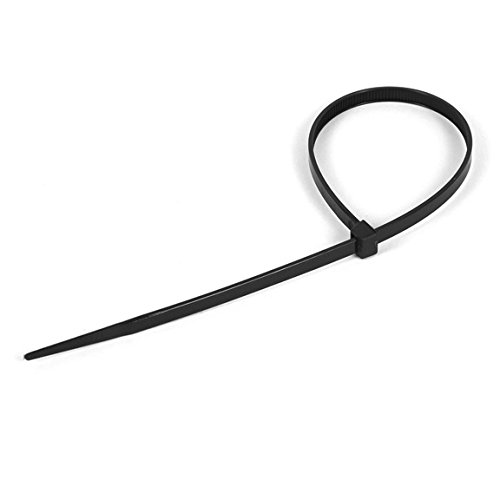 Hyfive Cable Ties/Tie Wraps for Tidying Fixing Wiring & More Nylon in Black 200mm x 2.5mm Pack of 100