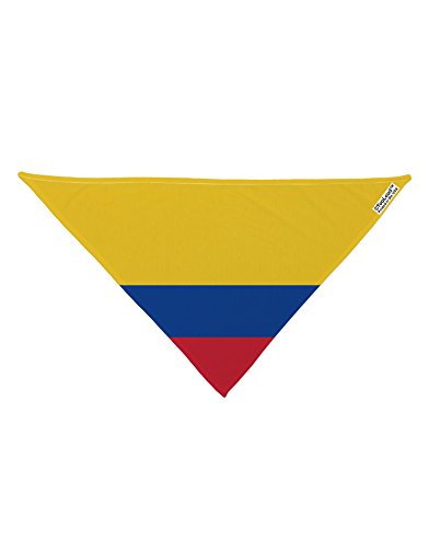 TooLoud Colombia Flag AOP Printed White Dog Bandana 26" All Over Print