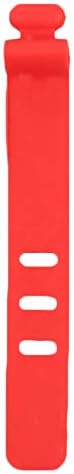Multi-Color Reusable Earphone Winder Cable Strap USB Cable Clip Fastening Cord Organizer Headphone line Manager Silicone Clamp