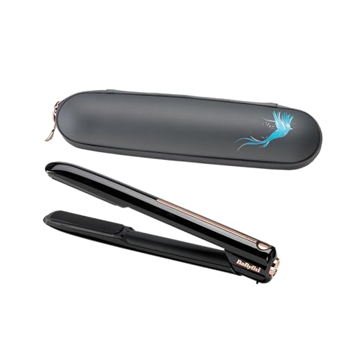 Plancha sin cable BaByliss 9000 con placas de cerámica y batería de iones de litio