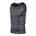 TUOY Padded Rib Protector Shirt Compression Protective Shirt Adult Sizes