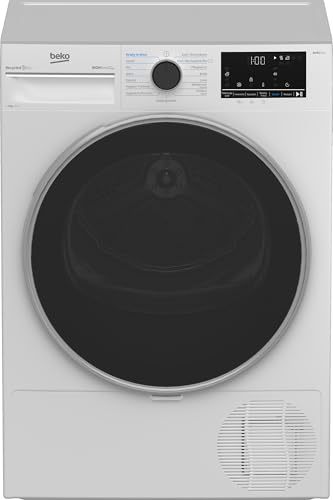 Beko B5T4824IF Wäschetrockner 8 kg, Frontlader Wärmepumpentrockner, Allergikergeeignet, 15 Programme, Dampffunktion, Knitterschutz, Sensortrocknung, S