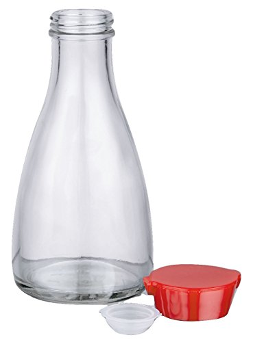 Soy Sauce Bottle & Dispenser with multi function uses (Red Cap)