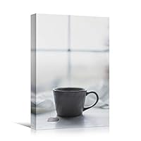 Canvas Wall Art Tea Coffee Drinks Farmhouse/Country Kitchen Multicolor Photography Relax/Calm - 12x18 inches