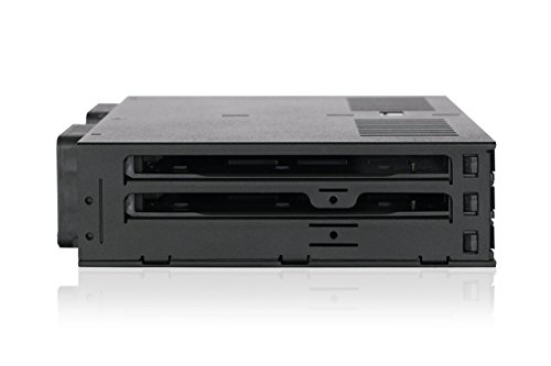 ICY DOCK 6 x 2.5" SATA /SAS HDD/SSD Hot Swap Mobile Rack / Cage in 1 x 5.25" Drive Bay Comparable to Tray-less Design - ExpressCage MB326SP-B