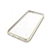 Luvvitt Clear View Case with Hybrid Scratch Resistant Back Cover and Shock Absorbing Bumper for Apple iPhone 7 (2016) iPhone 8 (2017) and iPhone SE (2020) - Gold