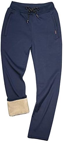 Gihuo Men's Winter Warm Fleece Pants Sherpa Fleece Lined Jogger