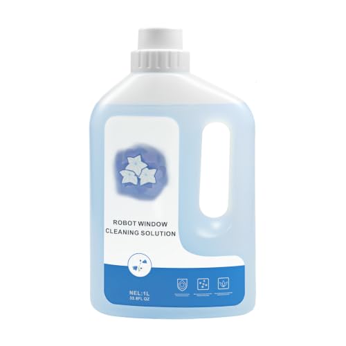 1L Window Washer for Ecovacs Winbot with Blue Bell Scent | 1L Cleaning Solution for Ecovacs Winbot W1 PRO/ W2/ W2 OMNI/ W2 PRO/ W2 PRO OMNI/WINBOT MINI/ W2S/ W2S OMNI/ W3 OMNI