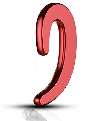 QianHui S103 Bone Conduction Earphone Sport Bluetooth Headset Car Driver Earphones Earhook Wireless Earphones with Mic for Smart Phone,Red