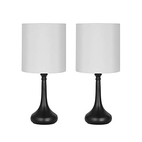 Haitral Modern Table Lamps Bedside Desk Lamp Set Of 2 Small Nightstand Lamps 388020696824 Ebay