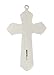 Men's Sterling Silver Textured Crucifix Pendant - Pendant Only