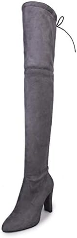 Women Stretch Thigh High Boots,HOMEBABY Faux Slim High Over The Knee Boots High Heels Shoes