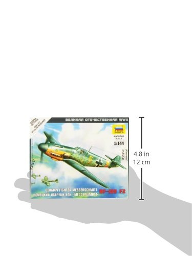 Zvezda Models 1/144 Messerschmitt Bf-109 F-2 New Tooling Snap Kit