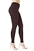 Conceited Premium Fleece Lined High Waisted Winter Warm Leggings for Women - 20+ Colors, Regular & Plus Size - Brown - Small - Medium