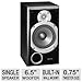 Infinity Primus Two-way 6 1/2-Inch Bookshelf/Satellite Speaker (Black, Each)