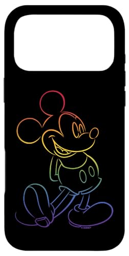 Disney Mickey & Friends Rainbow Gradient Mickey Mouse Case for iPhone 17 Pro Max