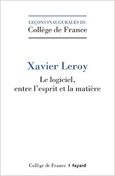 Le Logiciel : entre l'esprit et la matière Le Logiciel : entre l'esprit et la matière