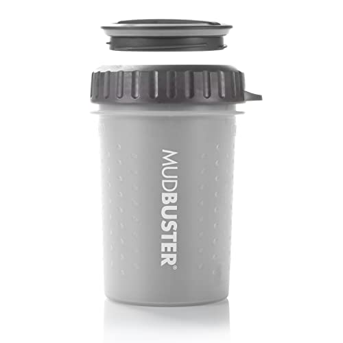 Dexas Lidded MudBuster Medium Light Grey