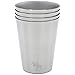 8 oz Stainless Steel Cups for Kids and Toddlers, Toxic-Free, Unbreakable, Heavy Duty, Premium Extra Thick 18/8 Steel, 4-Pack