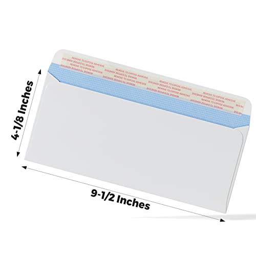 Envelopes Letter Size 500 Security Self-Seal Envelopes - No.10 ...