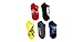 Disney Little Boys' Cars 5 Pack No Show Socks, Assorted Bright, 6-8.5