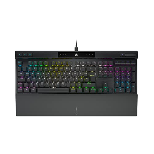 Corsair K70 RGB PRO Mechanische Kabelgebundene Gaming-Tastatur – Cherry MX Red Linear-Schalter, SOCD, PBT Double-Shot Tastenkappen, 8000Hz Hyper-Polli