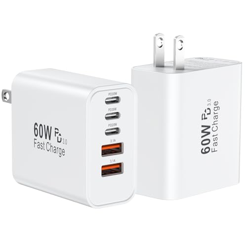 Auorld 60W 5-Port Charger