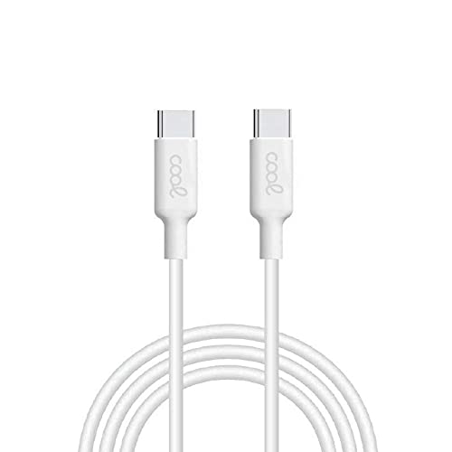 COOL Universal Compatible USB Cable Type C to Type C (1 Meter) White 3A