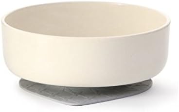 Miniware Natural Bamboo Snack Bowl Set with Detachable Suction Foot, Natural Bamboo