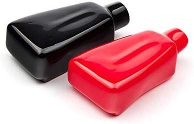 Red & Black Battery Terminal Covers Boots Positive & Negative Insulator(1 Pair)