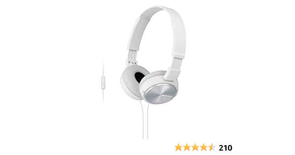 Amazon.com: Sony ZX MDR-ZX310AP/W .Headband Stereo Headset : Electronics
