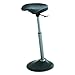 Safco Products Focal Mobis II Seat FFS-2000-BK, Black, Leaning Stool for Better Posture, Waterfall Seat Edge
