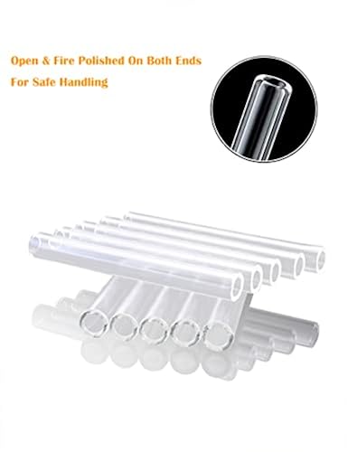 Pyrex Glass Tubes 10 Pieces - 4 Inch Clear Pyrex Glass Blowing Tubes ...