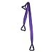 Bormart Aerial Yoga Swing - Ultra Strong Antigravity Yoga Hammock/Trapeze/Sling for Air Yoga Inversion Exercises - Include 2 Extensions Straps, Carabiners and Carrying Bag (Violet)