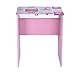 GreenForest Kids Desk with 3 Tier Storage Shelf Wood Computer Laptop Desk Set for Girls Study Desk Set Pink