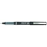 Pilot Precise V5 Roller Ball Stick Pen, Precision Point, Ink.5mm, Pack of 12, Black (35334)