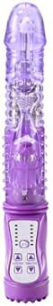 HouRan 12 Modes Jack Vibrate Rabbit Toys For Women Rotation Thrusting Endless Pleasure Adult Games Party Supplies (Purple)