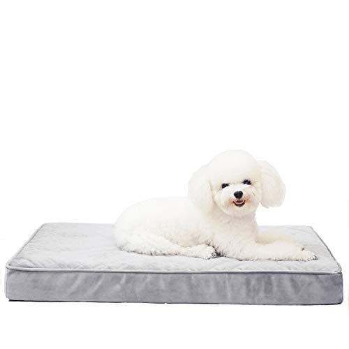 HACHIKITTY Orthopedic Dog Bed Removable Cover, Crate Dog Bed Mattress