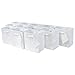 OccasionALL Mini White Gift Bags with Handles, Holiday Bags, Christmas Wrap, Birthdays, Weddings, Bachelorette, Party Favors, Bulk, 4x2.75x4.5 12 Pack