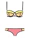 Honour Fashion womens Summer Push Up 2 Piece Neoprene Biniki Swimsuit Swimwear