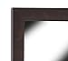 Over The Door Mirror - 50 X 14 Full Length, Easy to Hang- Brown Finish