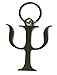 Psi Symbol Key Chain