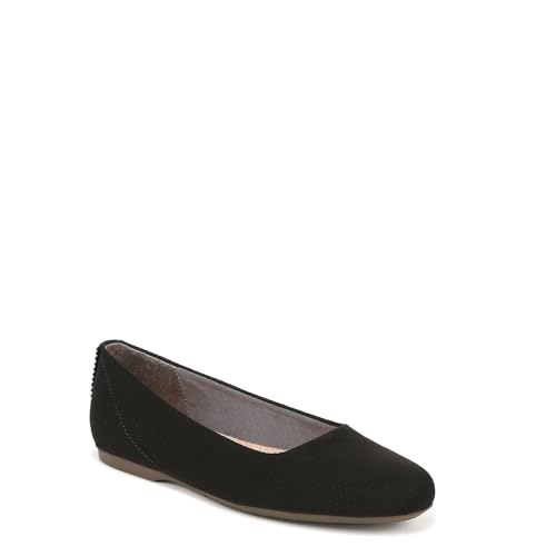 Dr. Scholl’s Shoes Womens Wexley Slip On Ballet Flat Black Microfiber Perf 9 M