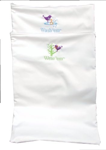 Travel Laundry Bag (Purple Bird)